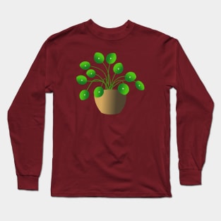 Chinese Money Plant Long Sleeve T-Shirt